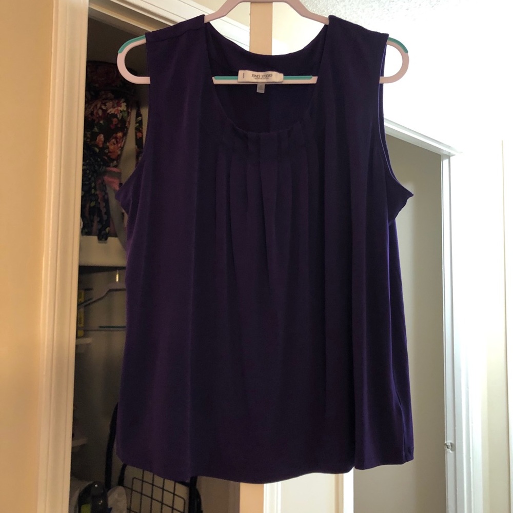 Jones Studios Purple Tank Top